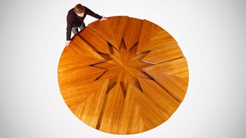 Fletcher Capstan - World's Coolest Expandable Table