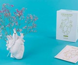 Love in Bloom Porcelain Heart Vase