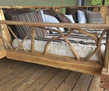 Rustic Porch Swing Bed