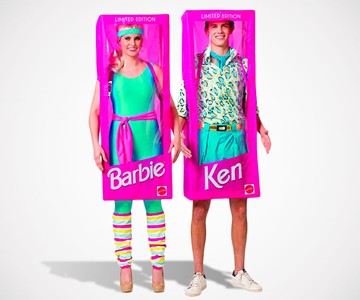 Barbie & Ken in a Box Couples' Costumes Barbie & Ken in a Box Couples' Costumes
