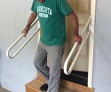 Hold-Tight Jamb-Mounted Mini Handrail