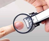 Nail Clippers with Magnifying Glass
