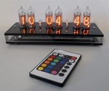Six Digit Nixie Tube Clock with Remote Control