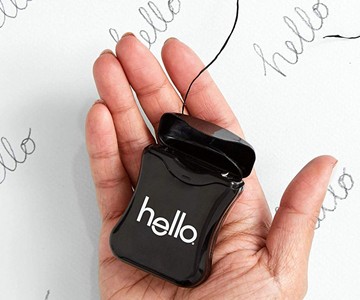 Hello Oral Care Activated Charcoal Infused Floss Hello Oral Care Activated Charcoal Infused Floss