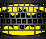Batman Keyboard Stickers