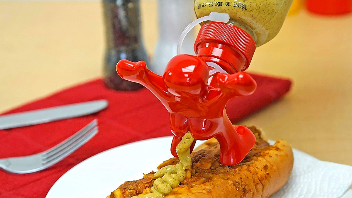 Running Behind Condiment Bottle Topper Running Behind Condiment Bottle Topper