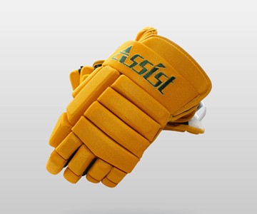 Third Assist Vintage-Style Hockey Gloves