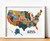 American Foods Scratch Off Map American Foods Scratch Off Map
