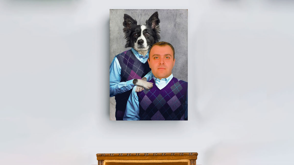 You & Your Pet Custom Portrait You & Your Pet Custom Portrait