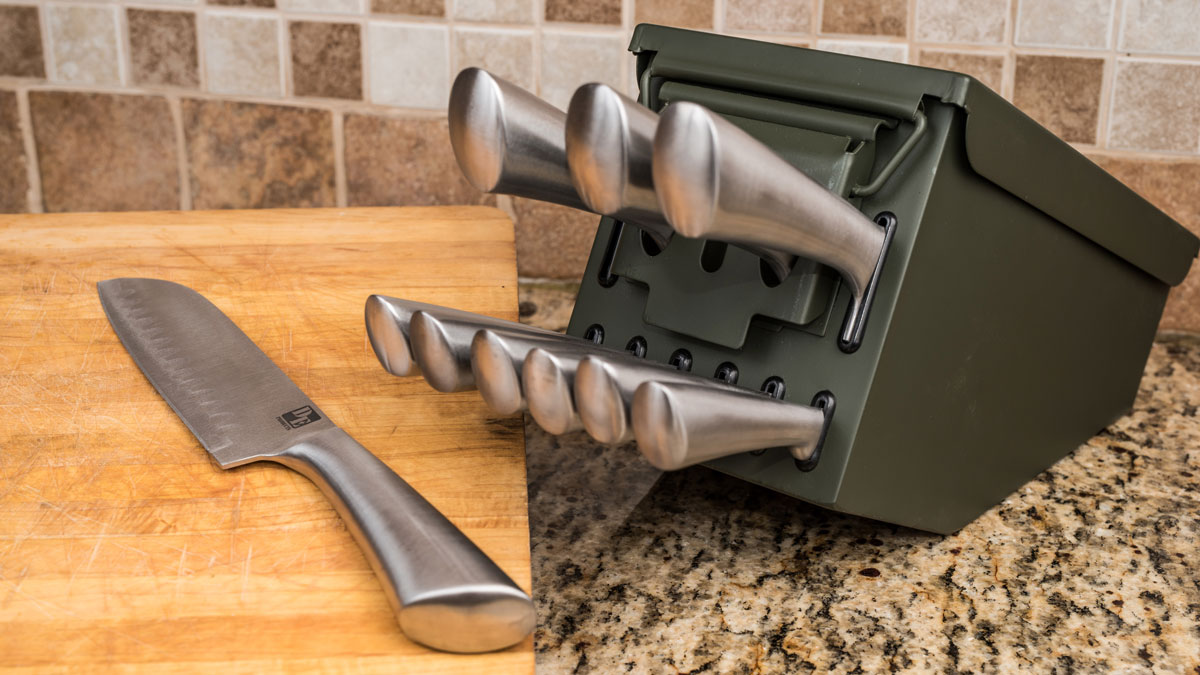 Delta Echo Ammo Can Knife Set