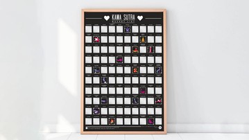 Kama Sutra Bucket List Scratch Poster Kama Sutra Bucket List Scratch Poster