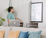 Secret Whiteboard - Art Print with Fold-Open Whiteboard