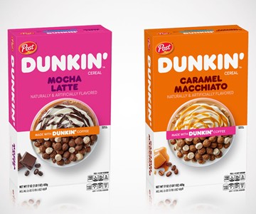 Dunkin' Coffee Cereals