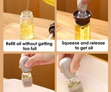 Kitchen Oil Dispenser Bottle with Basting Brush