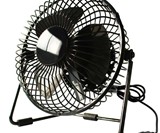 USB LED Clock Fan