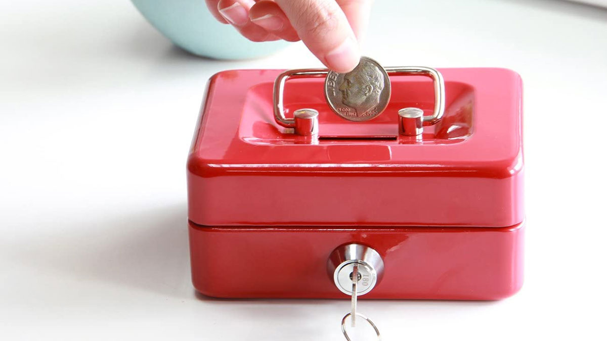 Miniature Cash Box & Piggy Bank