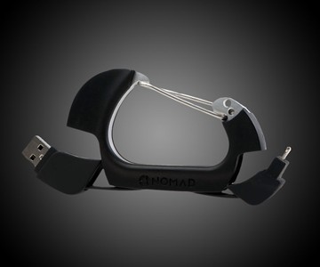 NomadClip USB & Lightning Cable Carabiner NomadClip USB & Lightning Cable Carabiner