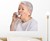 Senior Woman with Asthma Wall Mural Senior Woman with Asthma Wall Mural