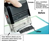Identity Theft Protection Rubber Stamp