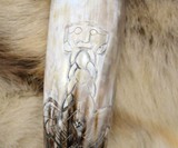 Hand Carved Drinking Horns