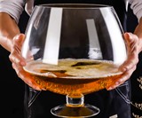 Giant Crystal Glass Brandy Snifters