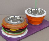 Food-Themed Pet Bowl Holders