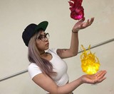 Floating Fireball Prop