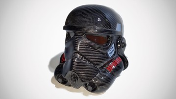 Carbon Fiber Stormtrooper Helmet