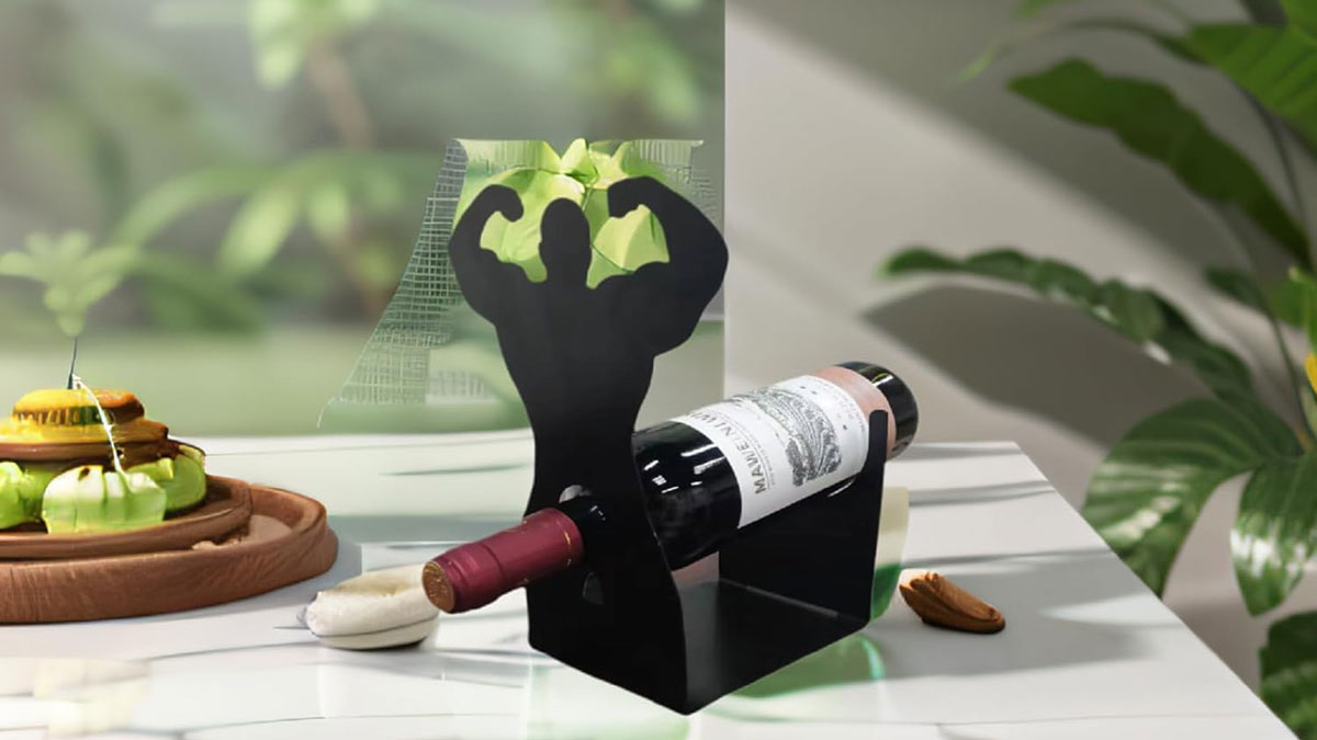 Strong Man Wine Holder Strong Man Wine Holder