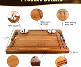 Olive Wood Steak Plate