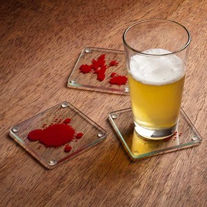 Dexter Blood Spattered Coasters Dexter Blood Spattered Coasters