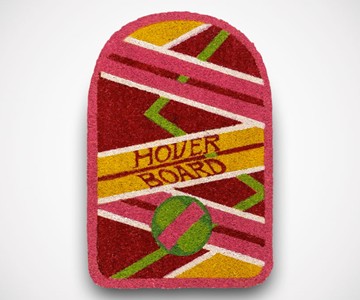 Back to the Future Hoverboard Doormat Back to the Future Hoverboard Doormat