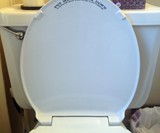 Friendly Toilet Seat Reminder