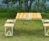 Picnic Table in a Suitcase