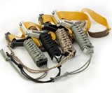 Y-Fork Slingshot in Black, Desert Camo, Woodland Camo & Pink