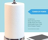 TowlHub USB Paper Towel Holder