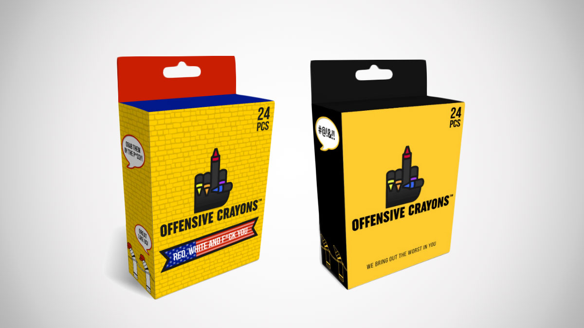 Offensive Crayons Red, White, and F*ck You Edition Offensive Crayons Red, White, and F*ck You Edition