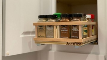UpperSlide Cabinet Caddies & Spice Rack Pullouts UpperSlide Cabinet Caddies & Spice Rack Pullouts