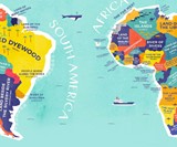 The Literal Translation of Country Names Map