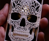 3D Printed Skull iPhone Case