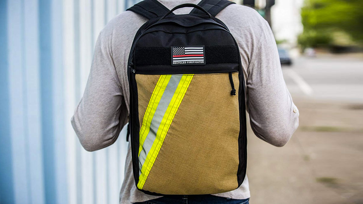 Recycled Firefighter Chief Everyday Carry Backpack Recycled Firefighter Chief Everyday Carry Backpack