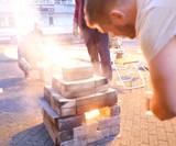 Bricknic Modular Campfire & BBQ Cooking Bricks