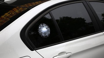 Broken Glass 3D Window Stickers Broken Glass 3D Window Stickers