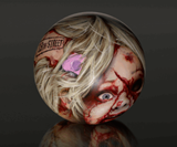 Zombie Head Bowling Balls-1873