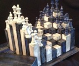 Handmade 3D Chess Boards