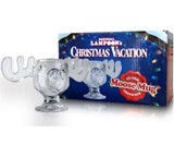 Christmas Vacation Glass Moose Mug