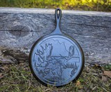 Lodge Wildlife Series Cast Iron Skillets