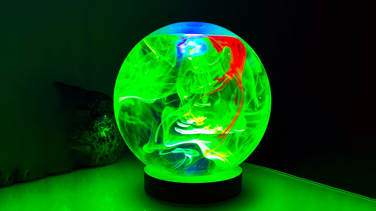FluoroSphere Fluorescent Light Show FluoroSphere Fluorescent Light Show