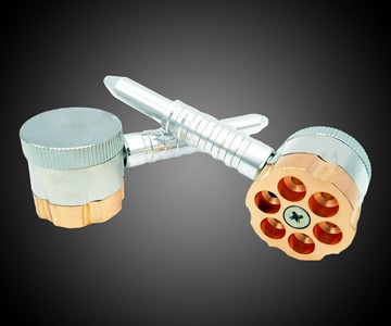 Six Shooter Smoking Pipe & Grinder Six Shooter Smoking Pipe & Grinder