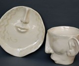 The Kiss Teacup & Saucer
